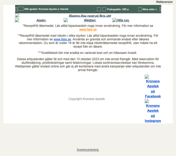 Campaign newsletter missing ALT-text for main image.